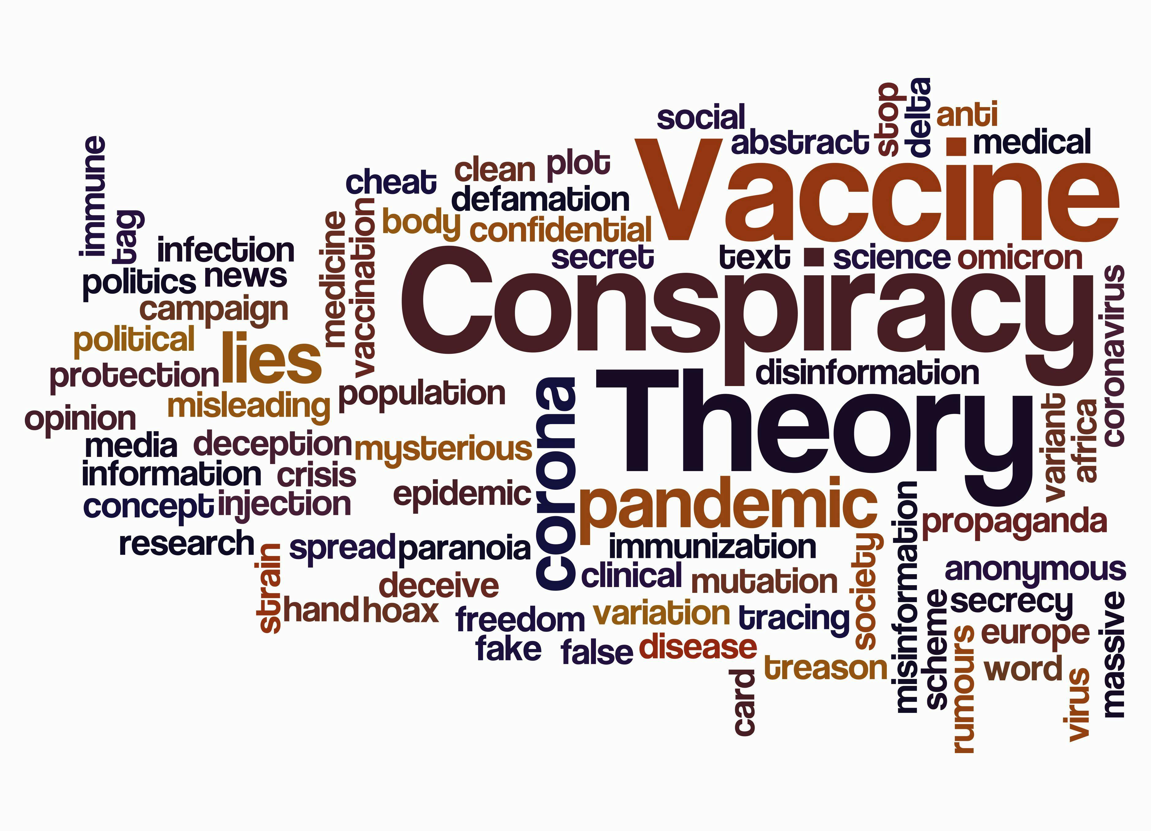 Vaccine conspiracy theory word cloud ©soso-stock.adobe.com