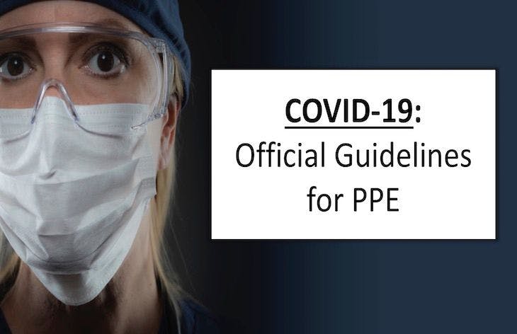 COVID-19: Official Guidelines for PPE