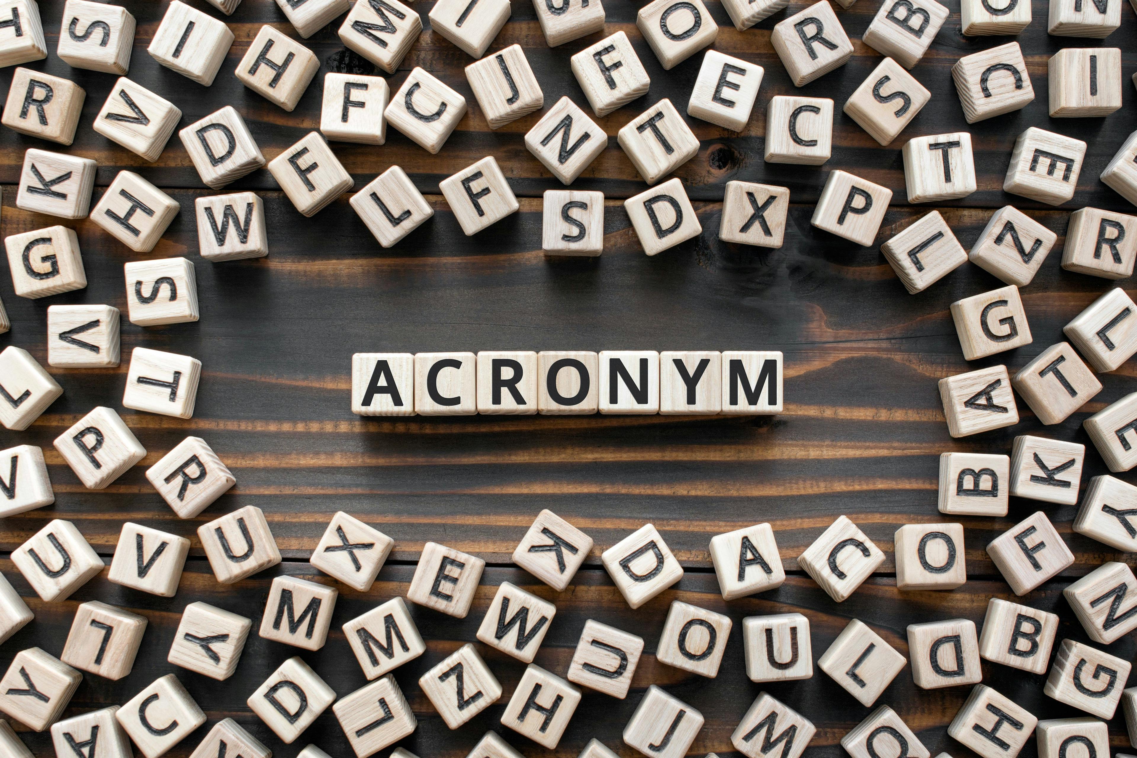 Healthcare crushed by acronyms