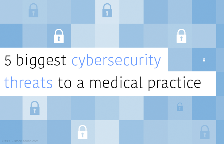 The five biggest cybersecurity threats to a medical practice