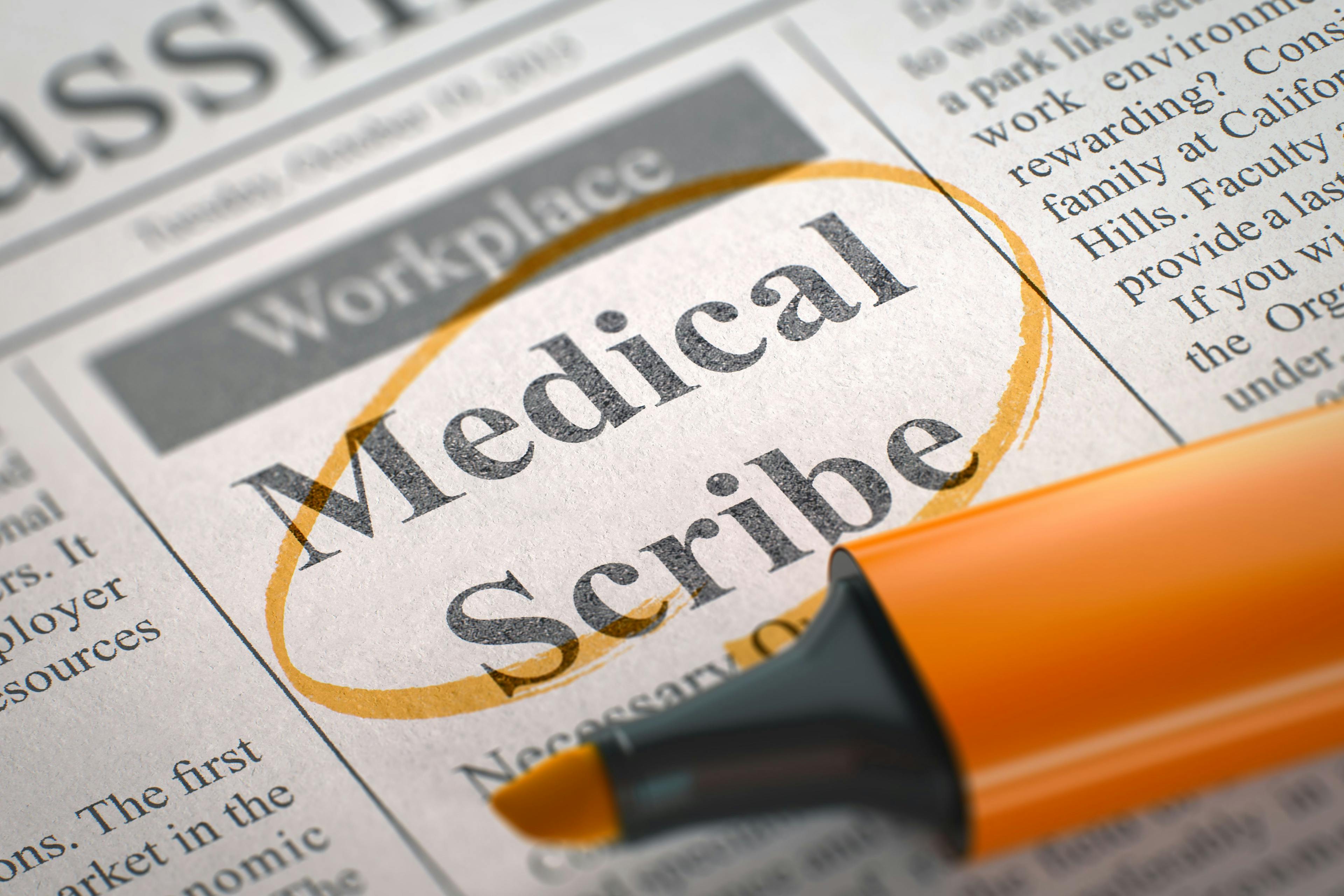 Medical scribe job listing ©tashatuvango-stock.adobe.com