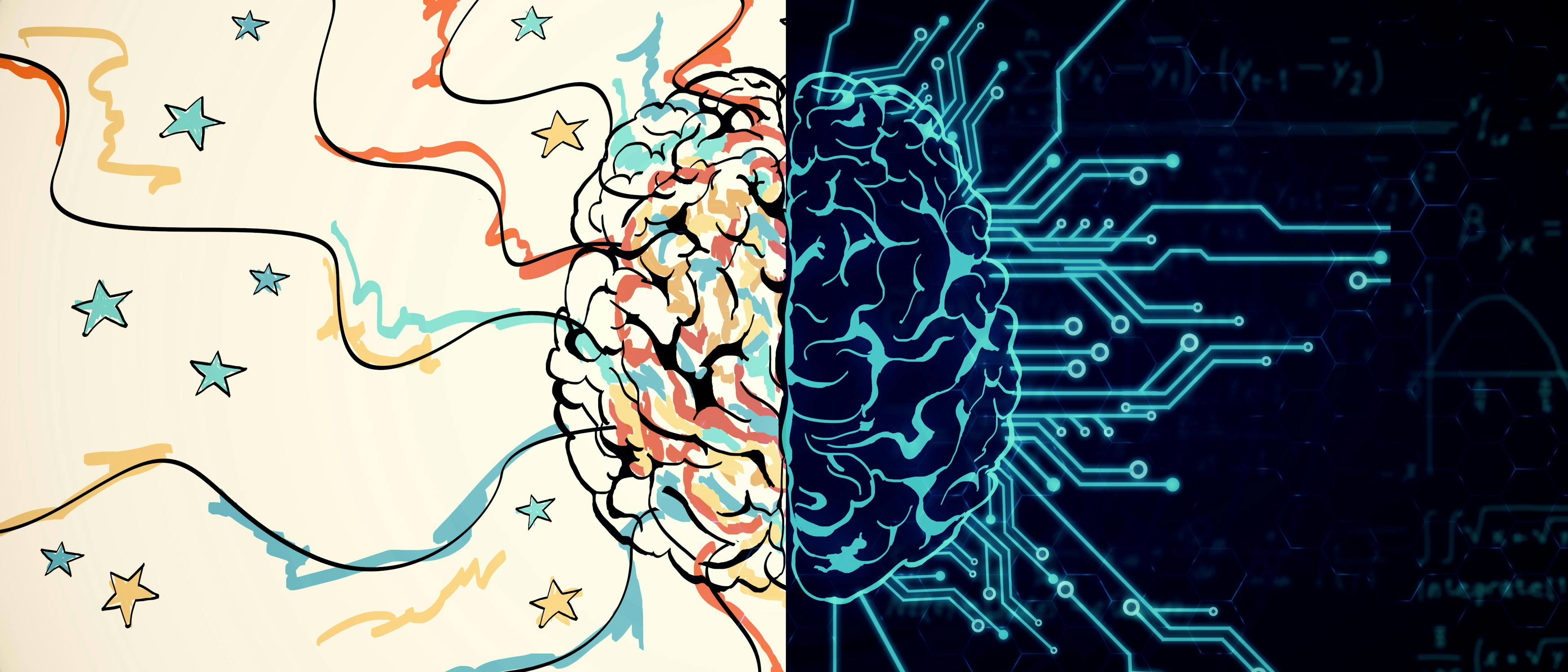AI concept digital brain