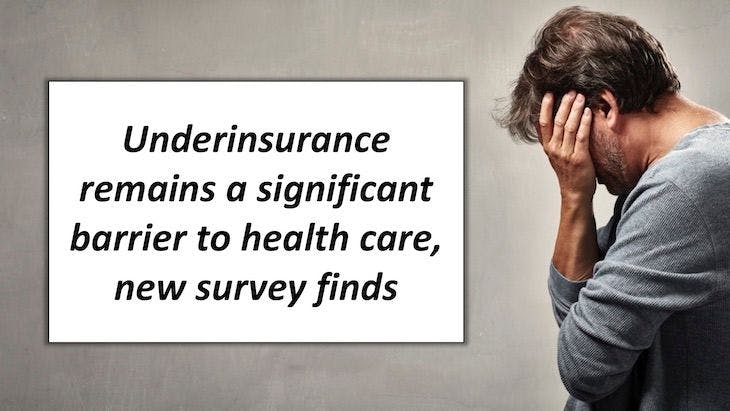 Underinsurance remains a significant barrier to health care, new survey finds