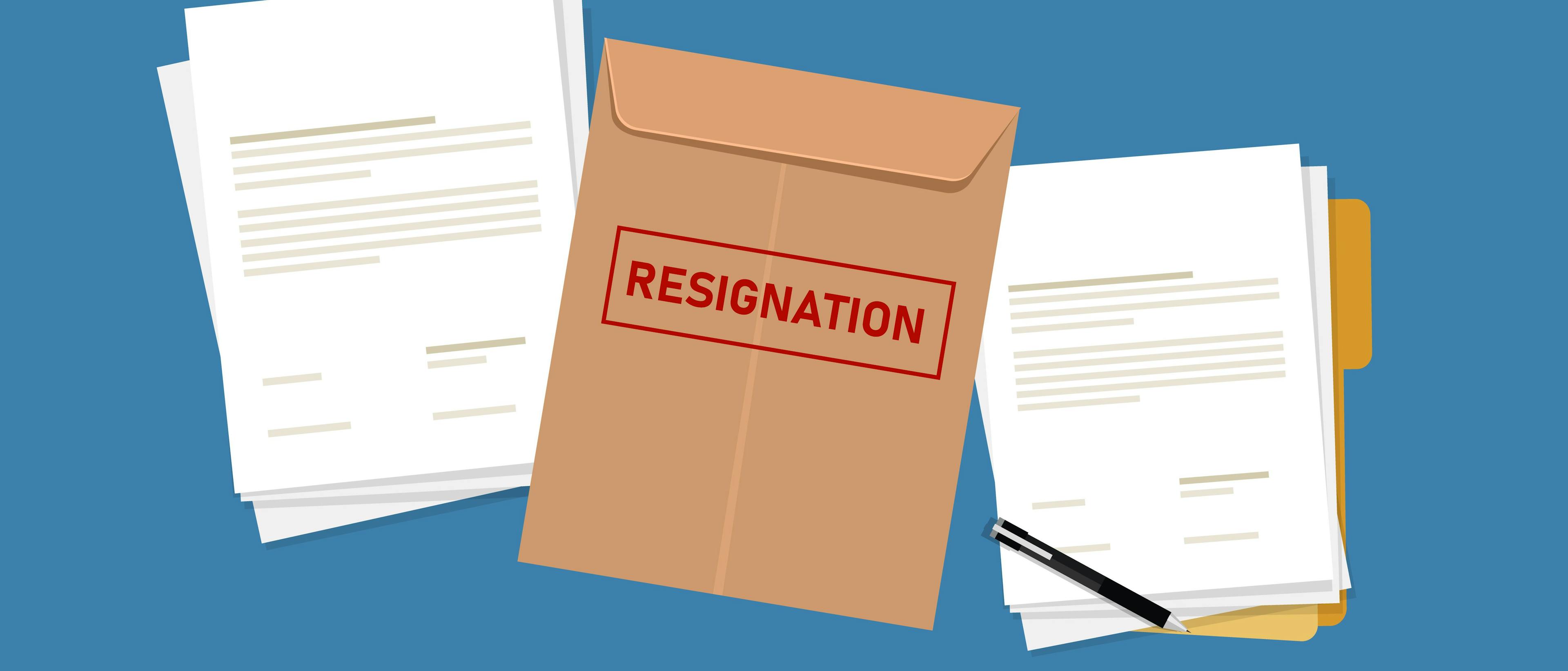 resignation papers