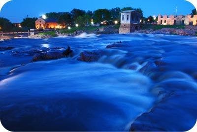 Sioux Falls at night
