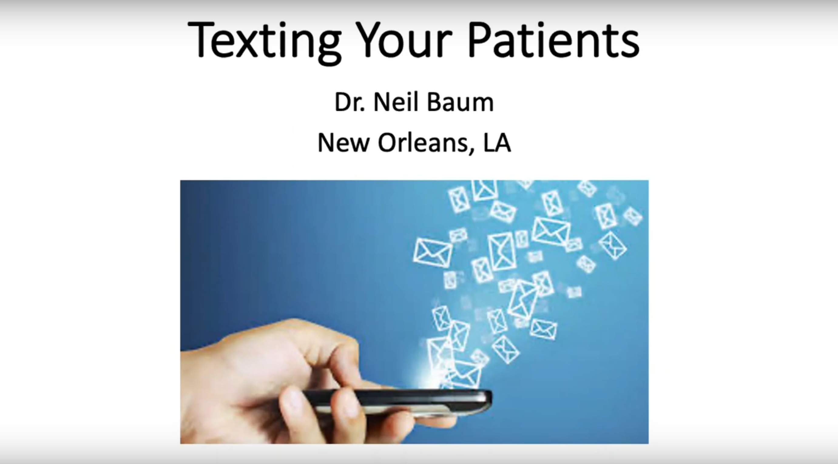 Tips for text messaging with your patients