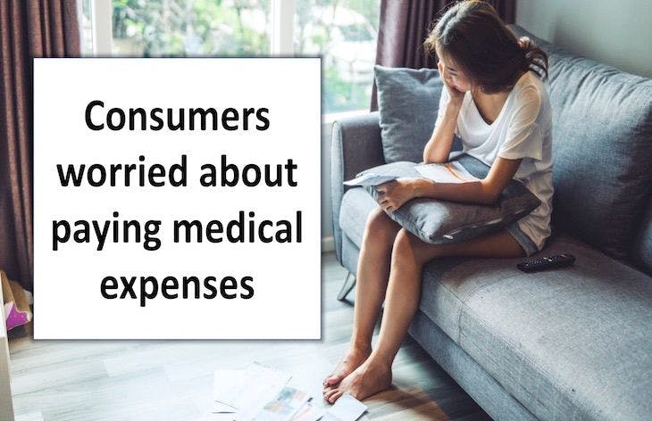 Consumers worried about paying medical expenses
