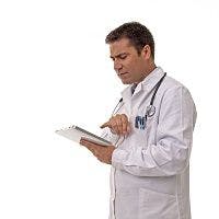 Doctor with iPad