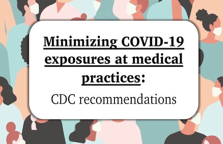 Minimizing COVID-19 exposures at medical practices: CDC recommendations