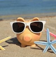 Piggy Bank on Beach