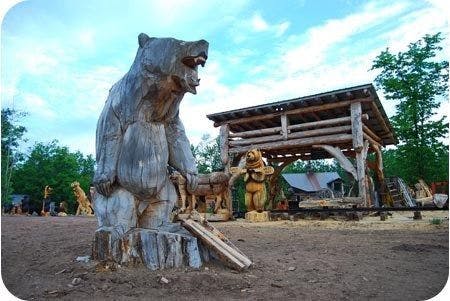 big chainsaw bear