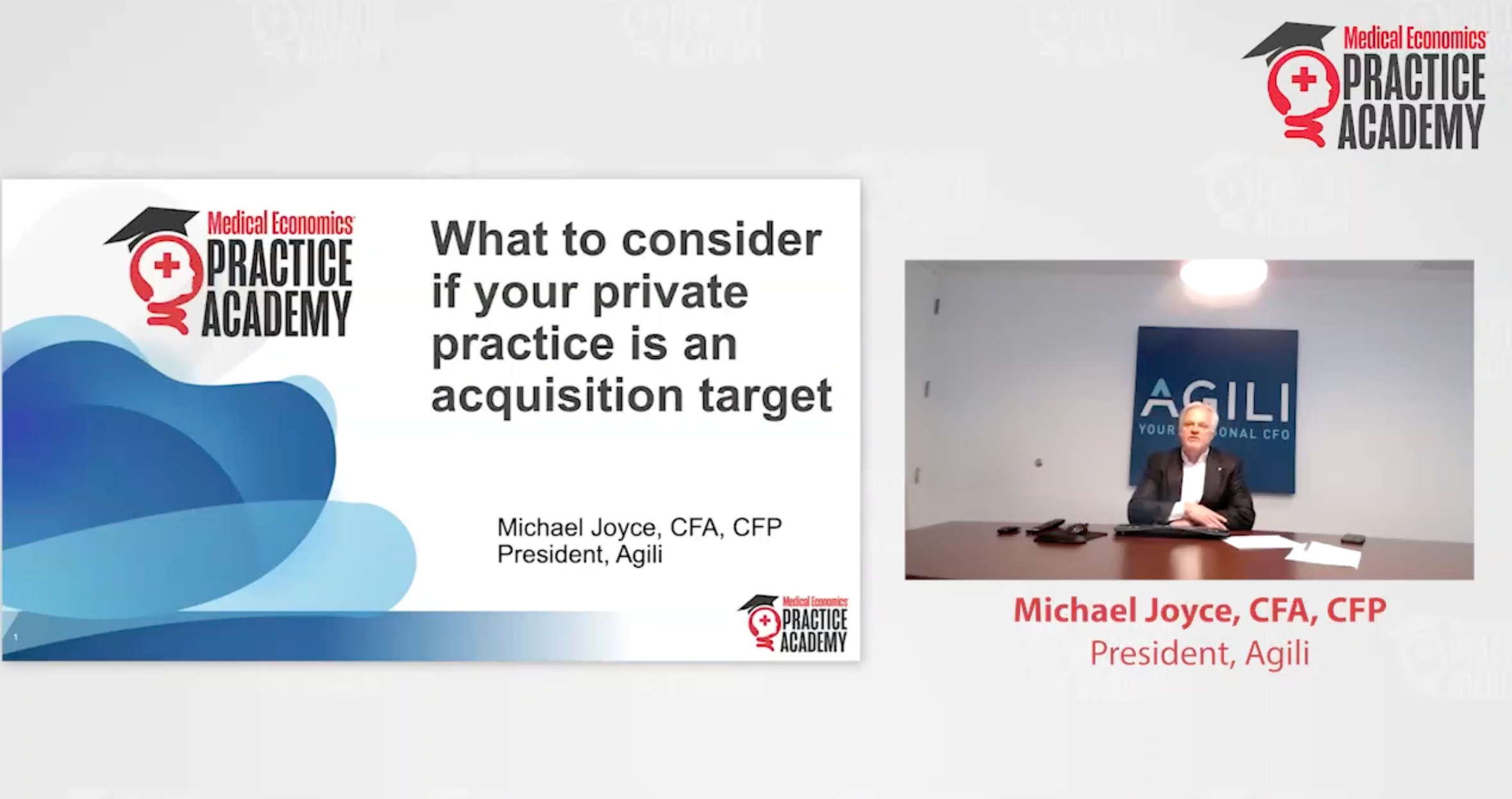 What to do when your practice is an acquisition target