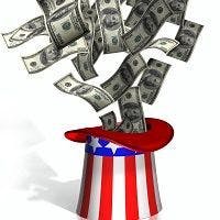 Uncle Sam with your money