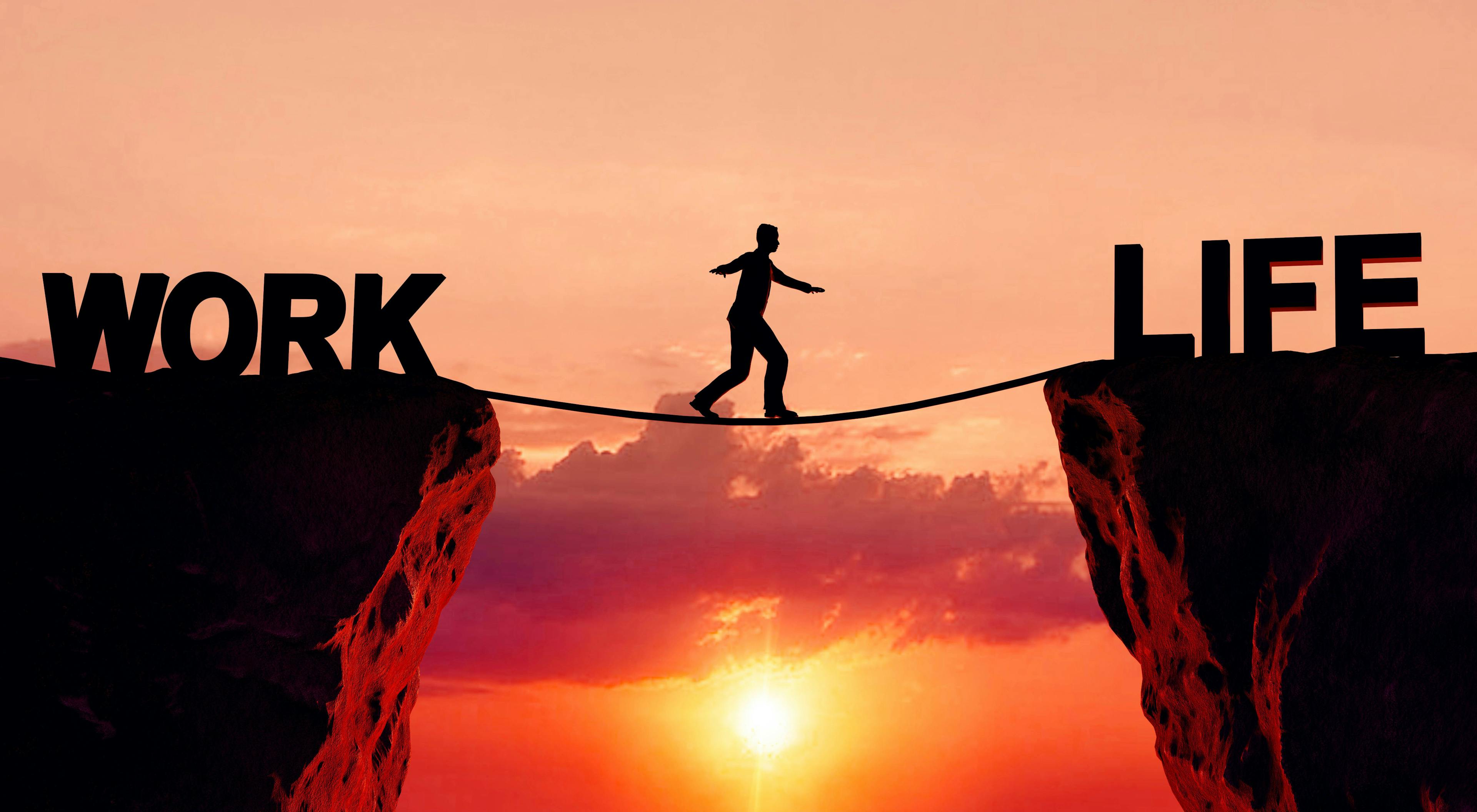 work life balance tightrope