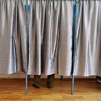 Voting Booth, electorate 2016