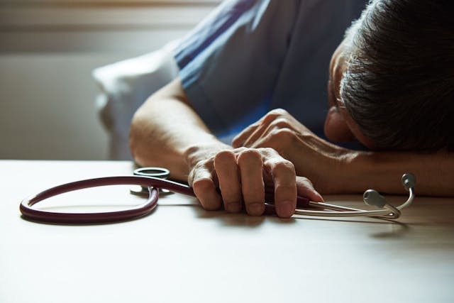 physician doctor burnout: © Teeradej - stock.adobe.com
