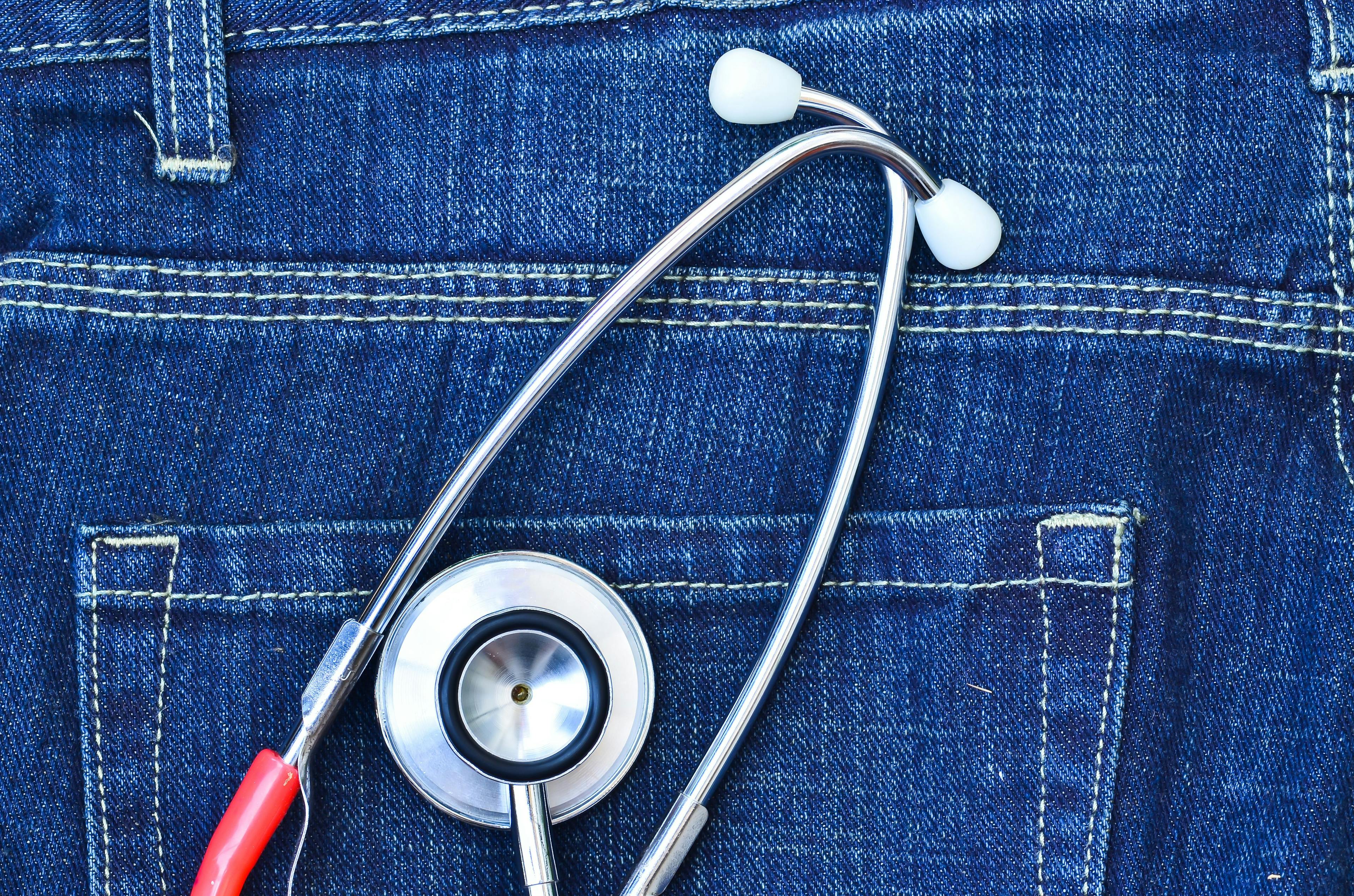 Stethoscope and jeans