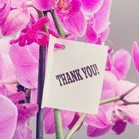 thank you gift flowers