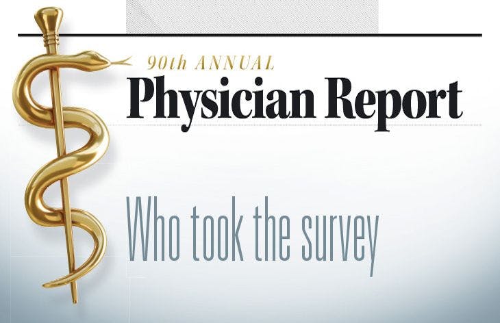 90th annual Physician Report: Who took our survey 
