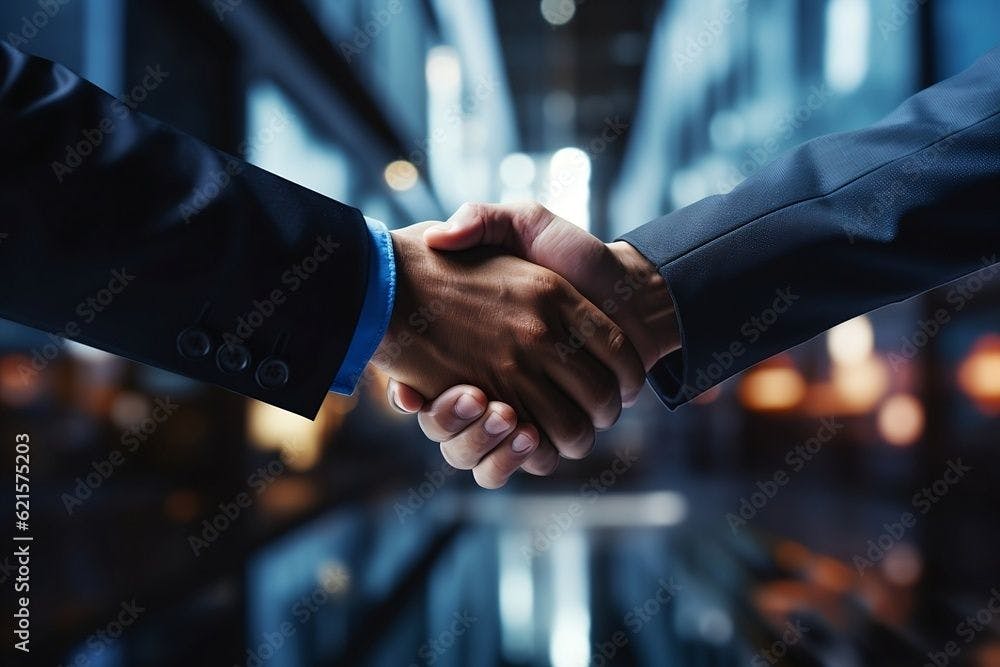 two businessmen shaking hands ©stockphoto-Sophia-stock.adobe.com