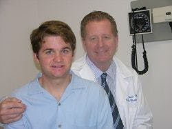 Dr. Larry Drum and his son, Ryan