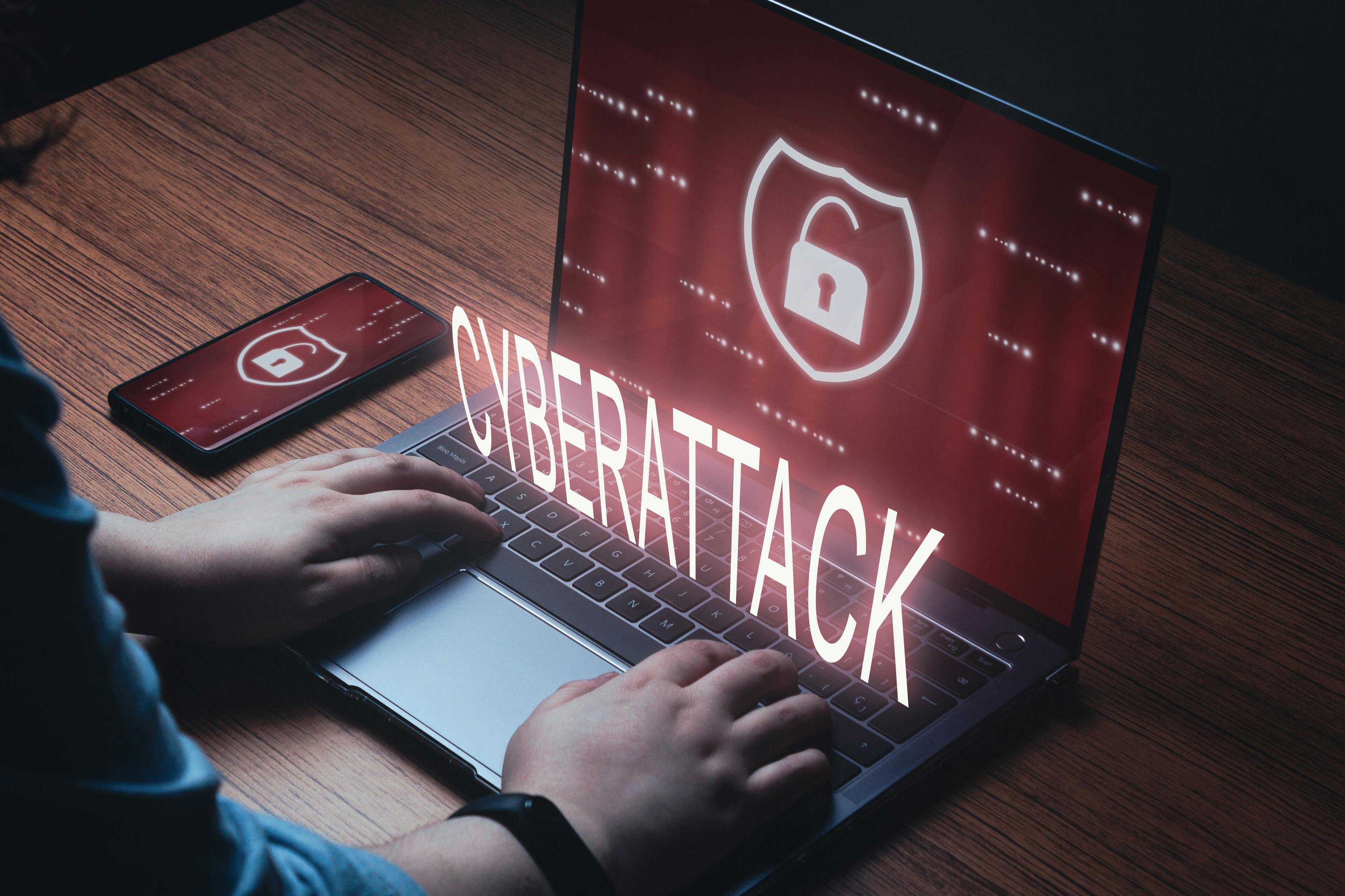 Cyberattack text on computer screen ©Elena Uve-stock.adobe.com