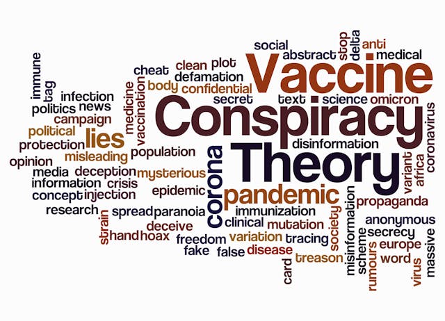 Vaccine conspiracy theory word cloud ©soso-stock.adobe.com