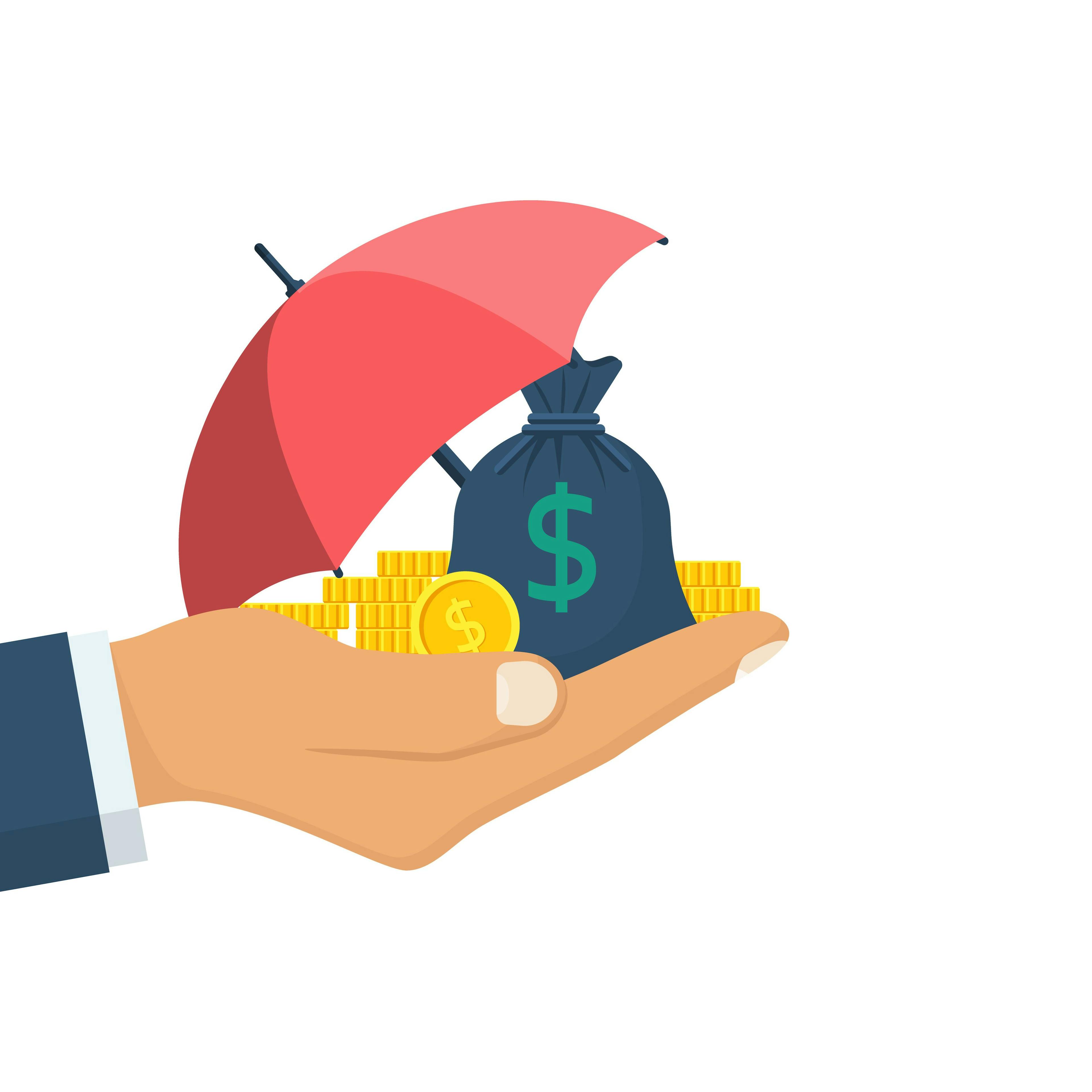 Protect money under umbrella